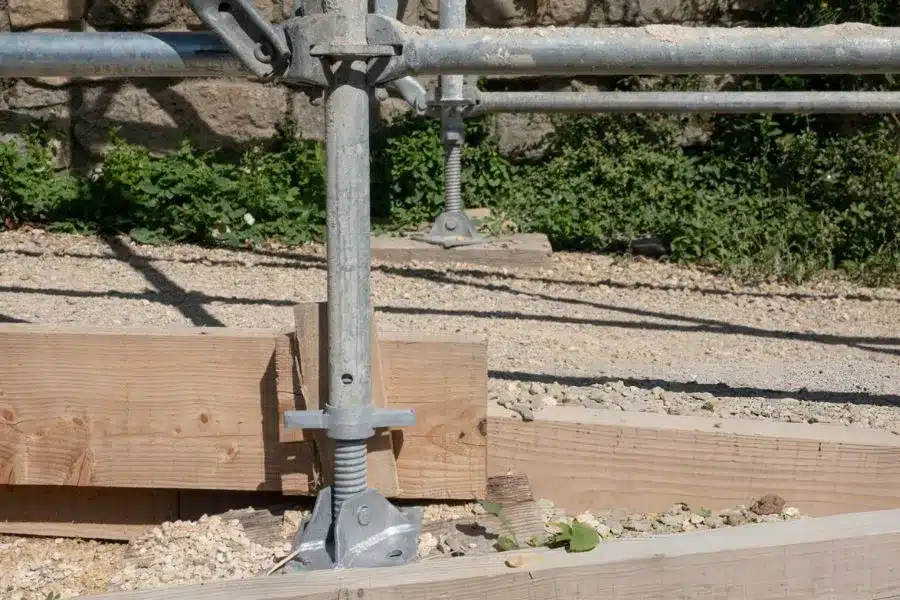 Steel Push Pier Installation in Bastrop, FL